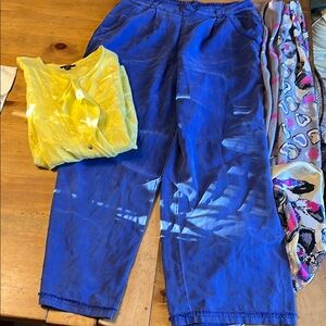 Royal blue Lyocell pants🦋